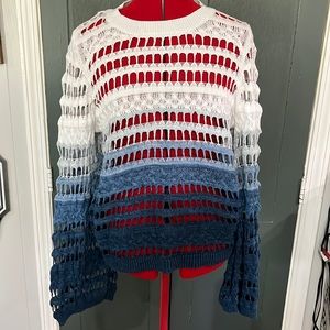 Maurices blue ombré sweater